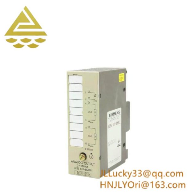 SIEMENS SIMATIC 6ES5470-8MB11 Analog Output Module, Industry Grade Control Solutions