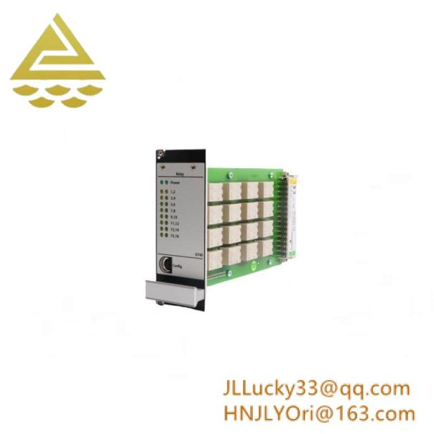 EMERSON A6740/10: 16-Channel Output Relay Module for Industrial Control Systems