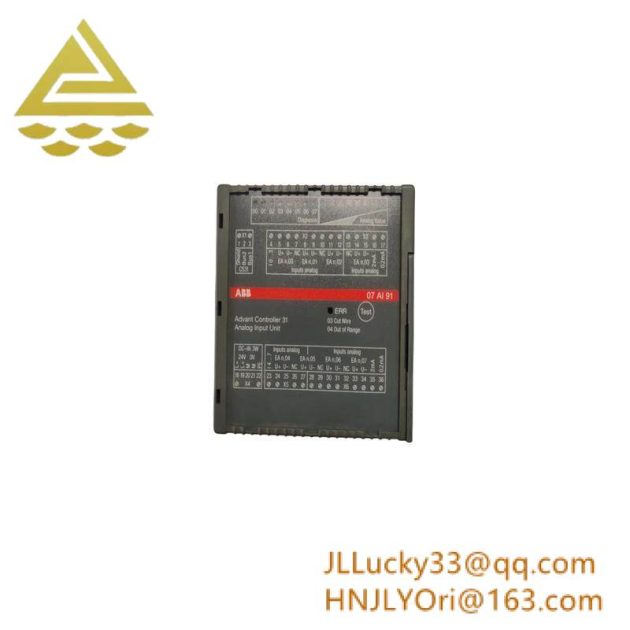 ABB 07AI91 GJR5251600R0278 Analog I/O Module for Industrial Automation