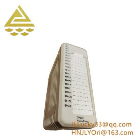 ABB DP820 3BSE013228R1: Advanced Pulse Counter Module for Industrial Control Systems