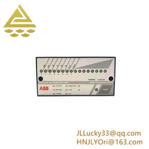 ABB ICSM06A6 FPR3350601R1062 - High-Performance Analog I/O Remote Unit