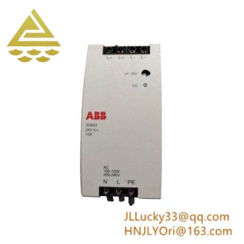 ABB SD833 Module for DCS Systems, Custom Processing Available