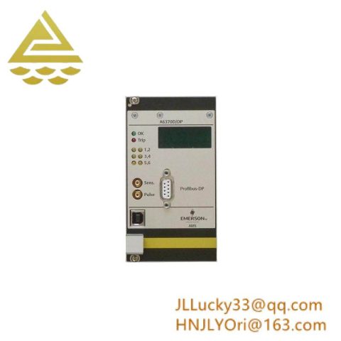 EMERSON A6370D Custom Processing Module for Industrial Control Systems