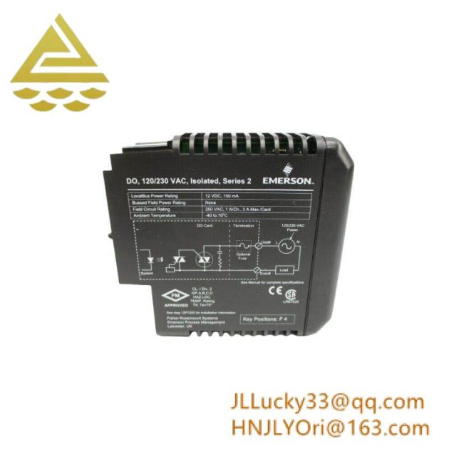 EMERSON A6370D Custom Processing Module for Industrial Control Systems