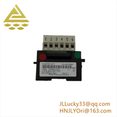 EMERSON KJ4010X1-BF1: LocalBus Left Extender for Advanced Industrial Control Systems