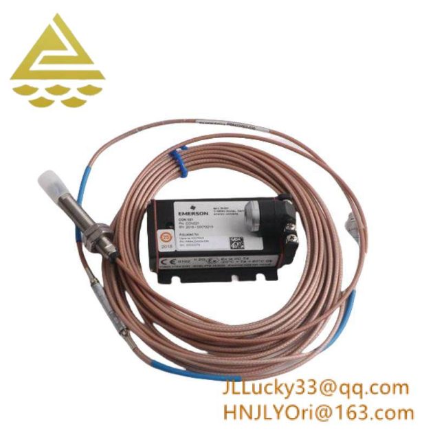 Emerson PR6423/002-131 CON021 Eddy Current Displacement Sensor: Precision Measurement for Industrial Control