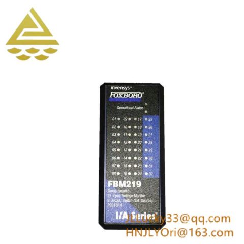 Foxboro I/A Series FBM219 I/O Interface Module, PLC