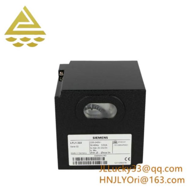 SIEMENS LFL1.322 - Gas Burner Control Module, Advanced Industrial Automation