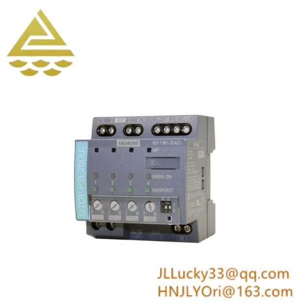 SIEMENS 6EP1961-2BA21 Selectivity Module: Industry Grade Advanced Power Supply
