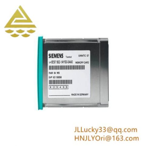 Siemens 6ES7952-0KH00-0AA0, S7-400 Series RAM Memory Card with 8 MB Storage Capacity