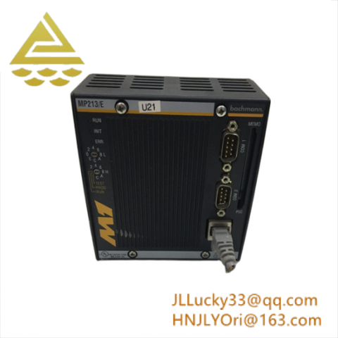 Bachmann MP213/E CPU Module - Advanced Control Solution for Industrial Automation