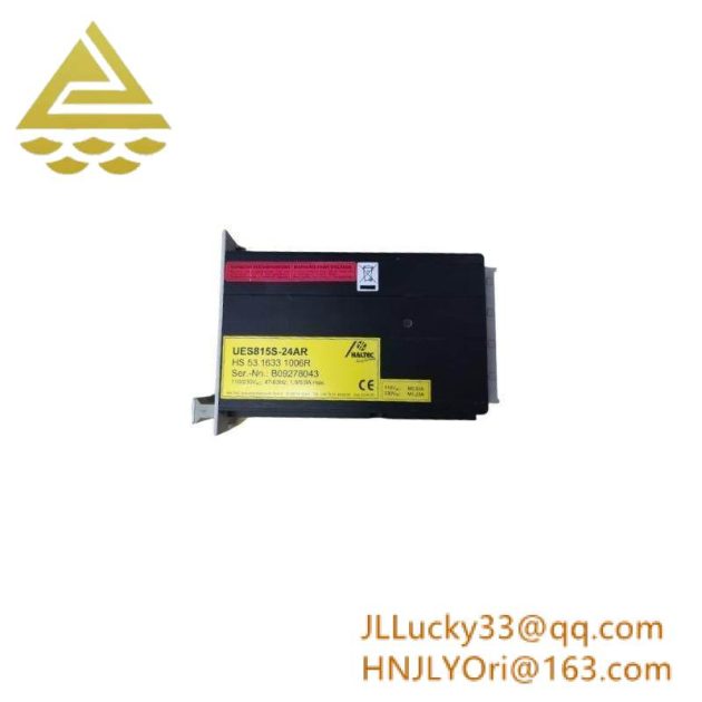 EPRO UES815S-24AR1: High-Performance Power Supply Module for Industrial Automation