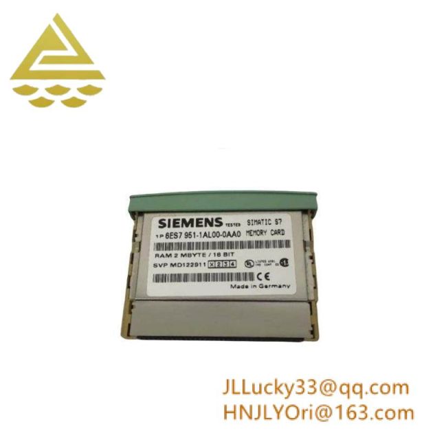 Siemens 6ES7951-1AL00-0AA0: High-Performance RAM Memory Card for Simatic S7 Systems
