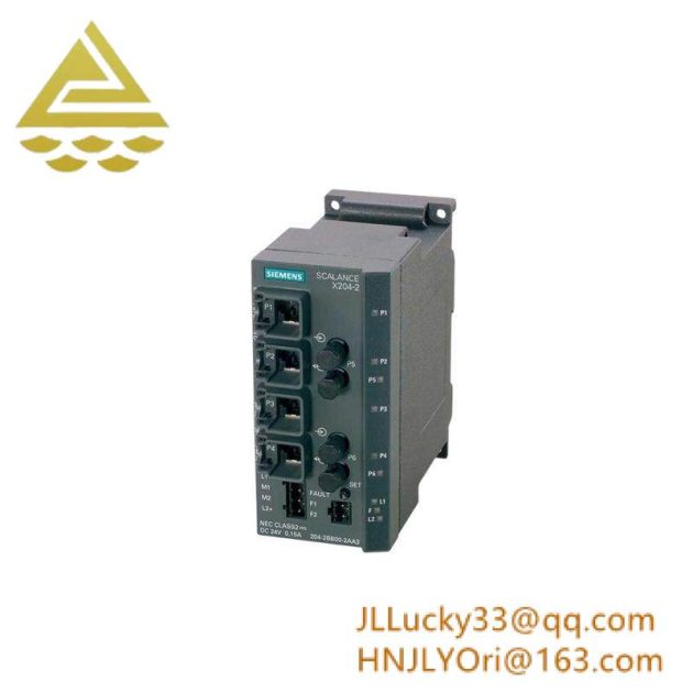 SIEMENS SCALANCE X204-2 Managed IE Switch 6GK5204-2BB10-2AA3, Advanced Networking Solution for Industrial Automation