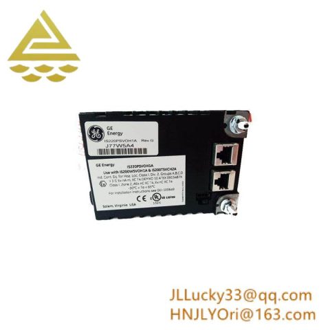 GE IS220PSVOH1A REV-G, Advanced Boards & Turbine Control