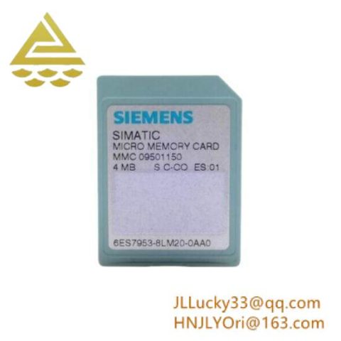 SIEMENS 6ES7953-8LM20-0AA0 Micro Memory Card for Industrial Control Systems