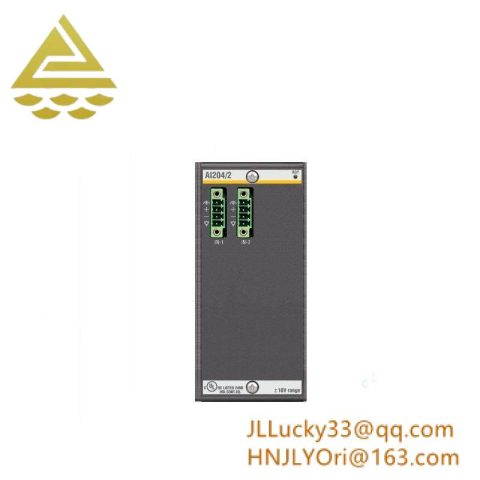 Bachmann AI204/2 Analog Input Module: High Precision, Dual Channel, 16-bit Resolution for Industrial Automation