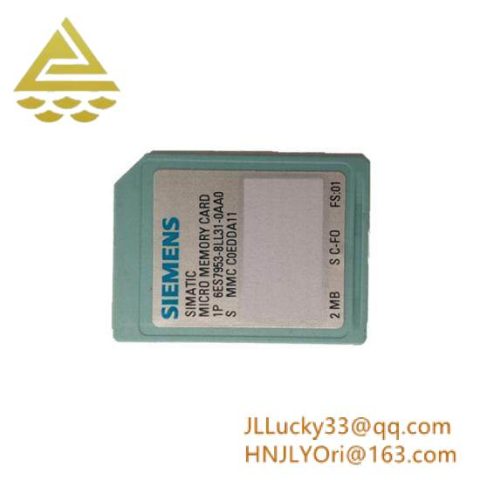 Siemens 6ES7953-8LL31-0AA0 Micro Memory Card for Industrial Control
