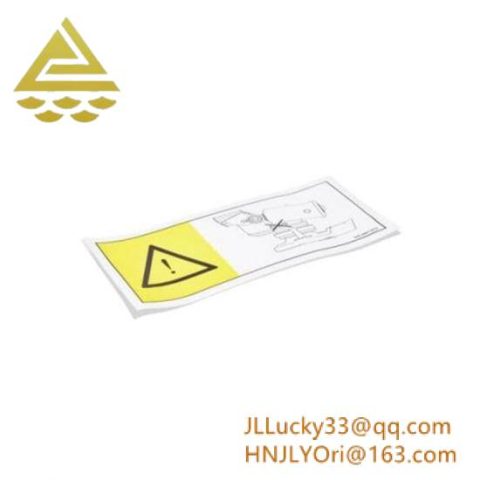 ABB 3HAC020611-001 Robotic Warning Label, Safety & Automation Solutions