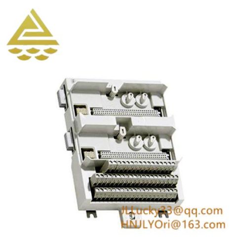 ABB TU843 Redundant Vertical Mounting MTU, 3x16 + 2x4 Terminals, 50V, Ideal for Redundant I/O Modules