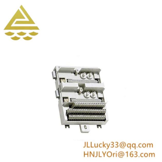 ABB TU843 Redundant Vertical Mounting MTU, 3x16 + 2x4 Terminals, 50V, Ideal for Redundant I/O Modules